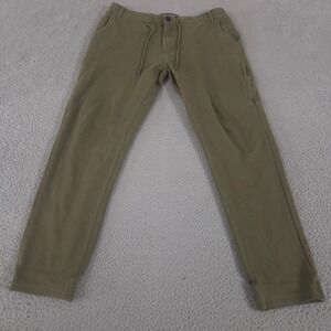 686 Pants Mens M Green Everywhere Double Knit Slim Performance Joggers Stretch